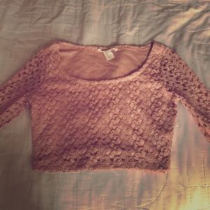 Long sleeve crop